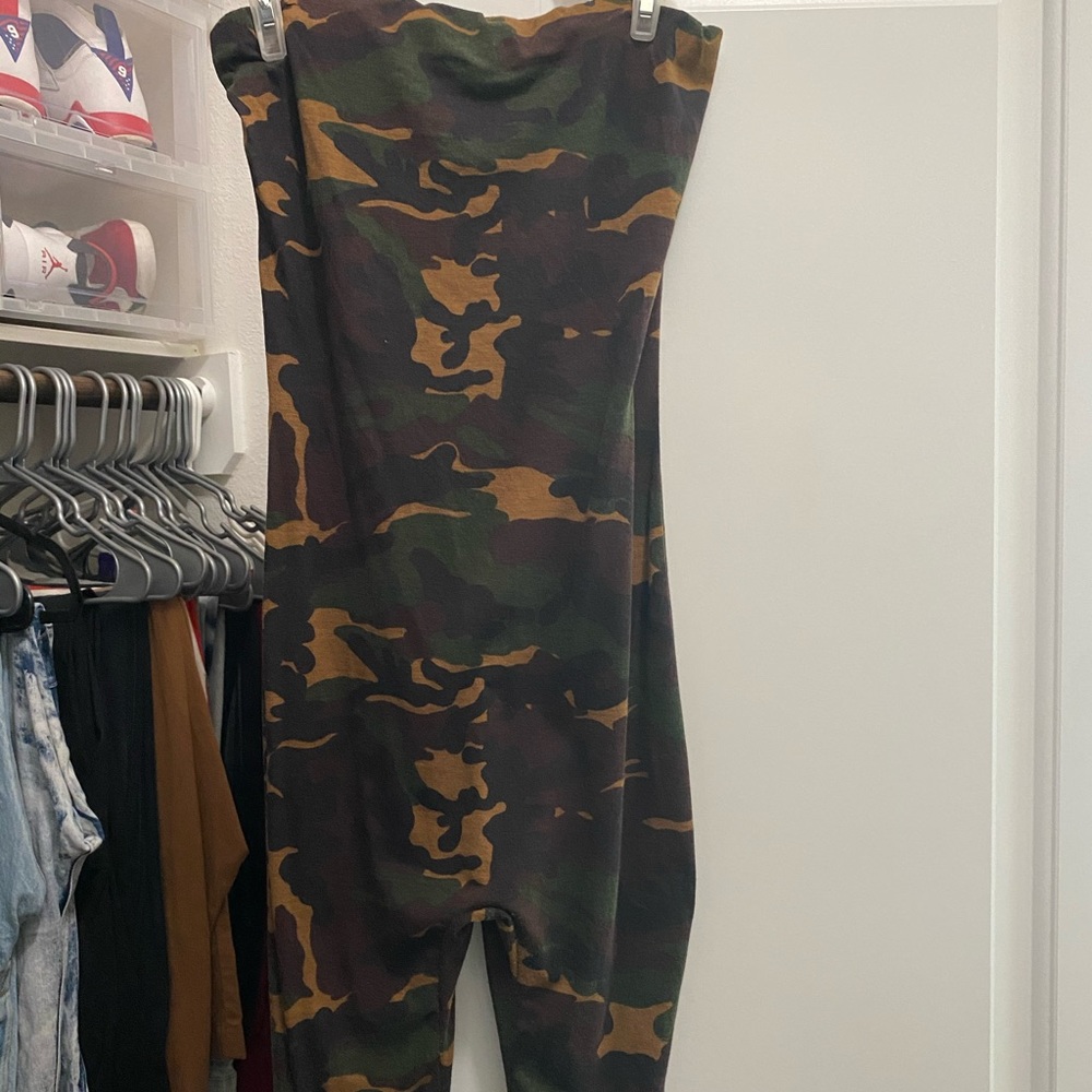 Camo Shorts Jumpsuit